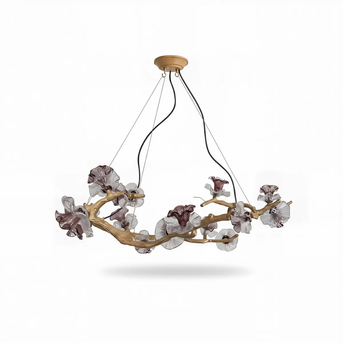 Flowing Fabric Drape Pendant